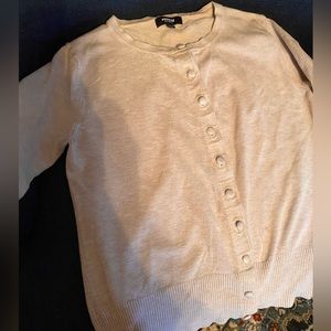 3/4 sleeve ladies beige cardigan nearly new